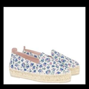 Loveshackfancy Manebi shoes blue floral 37 espadrilles